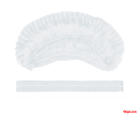 Шапочка нетканная Шарлотта Белая мин. партия 100/1000