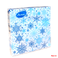 Салфетки Лилия 33х33, 20 шт., 2 сл. 