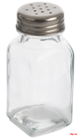 Солонка/перечница SPEZIA, объем 80 мл (стекло, нерж.сталь)