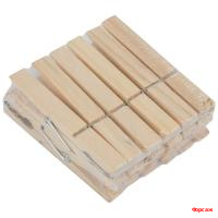 Набор прищепок деревянных, 12 шт/12