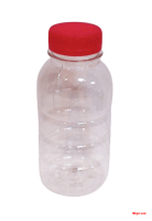 Бутылка ПЭТ 0,3 л молочная с крышкой/100