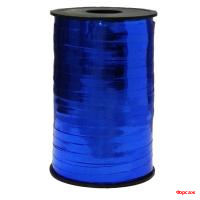 Лента подар.металлизированная 5мм/250м, синяя,