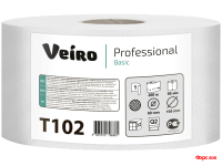Туалетная бумага Veiro Professional Basic (12) белая Туалетная бумага Veiro Professional Basic (12) белая