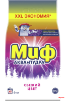 Миф пор/стир. автомат  6кг 3в1 СВЕЖИЙ ЦВЕТ/3 Миф пор/стир. автомат  6кг 3в1 СВЕЖИЙ ЦВЕТ/3