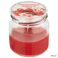Свеча ароматическая Вишневый сад в банке/20