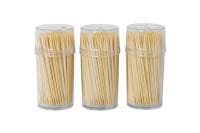 Зубочистки 100 шт. в пласт. банке., 12бан/уп., 40уп./кор.