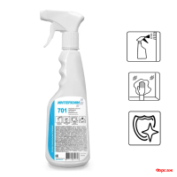 ИНТЕРХИМ 701, 0,5л+спрей. Средство очистки стеклянных и др. гладких поверхностей с защитным эффек/