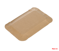 Тарелка картон 13*20 Крафт