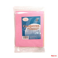 Салфетка для уборки вискозная 30*38 5шт Маринус/100