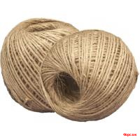 Шпагат джутовый 100м  2-х нит 1,12ктекс/ 80/160 Шпагат джутовый 100м  2-х нит 1,12ктекс/ 80/160