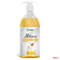 Крем-мыло увлажняющее Milana молоко и мед 1л/