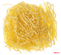 Наполнитель бумажный 50 г, 3 мм, светло-желтый