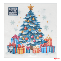 Салфетки 33х33, 20 шт., 3 сл. Чудесная ёлочка Home Collection Classic/12