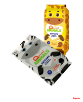 Салфетки влажные Smart animals детские с ромашкой и витамином Е 50шт/26