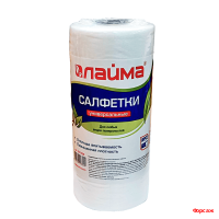 Салфетки в рулоне Лайма универсальная 20*22см. 70шт.в рул. /16 Салфетки в рулоне Лайма универсальная 20*22см. 70шт.в рул. /16