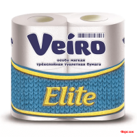 Т/бумага Veiro Elite 3 х-сл. 4 шт.