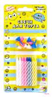 Свечи для торта с держателями, 6 см (24 шт./уп.)/24 в кор Свечи для торта с держателями, 6 см (24 шт./уп.)/24 в кор