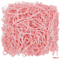 Наполнитель бумажный 50 г, 3 мм, розовый фламинго
