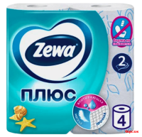 Т/Бумага  ZEWA Океан 2-х сл. 4 рул.