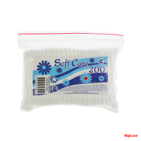 Ватные палочки Soft Care 200 шт пакет/90