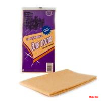 Тряпка дпола оранжевая вискозная 50х60см в уп46