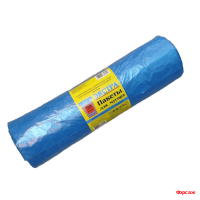 Мешки д/м 120л*30мкм ПРАЙД EXTRA голубые (50шт в рул.) /15