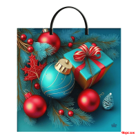 Пакет с пластик.ручками 36х37-100мкм Шарики NEO (10/100)/ТИКО