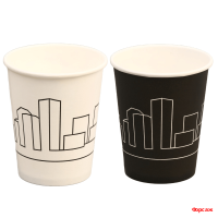 Стакан 250 мл для гор. напитков Небоскребы 50 шт./20