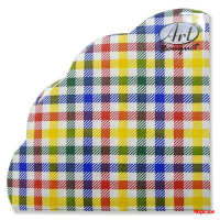 Цветная скатерть 3-сл.12л. Салфетки Art Bouquet Rondo /15