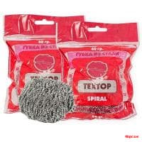 Губка из стали для посуды SPIRAL 1 шт. х 40 гр. в пакете/120