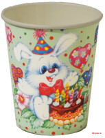 Стакан 200-250мл Зайчонок 50 шт. в упак