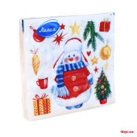 Салфетки Лилия 33х33, 20 шт., 2 сл. 