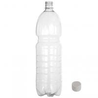 Бутылка П\ЭТ ёмк. 1,5 л с пробкой  прозр./50 шт