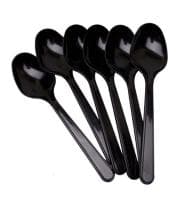 Ложка суповая  черная 180мм ПРЕМИУМ 50/1500