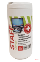 Салфетки АНТИБАКТЕРИАЛЬНЫЕ универсальные, STAFF EVERYDAY