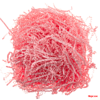 Наполнитель бумажный 50 г, 3 мм, розовая пастель