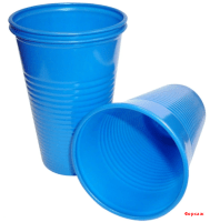 Стакан 0,2  СИНИЙ 100шт/4200 в кор