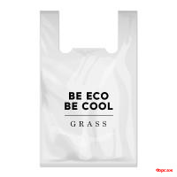 Пакет майка ПНД 30*60 из переработанного пластика