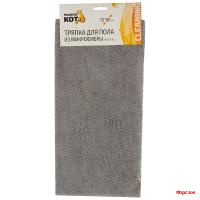 Тряпка для пола из микрофибры M-02F-XL, цвет: серый, размер: 70х80см/50