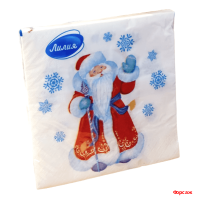 Салфетки Лилия 33х33, 20 шт., 2 сл. 