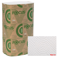 Полотенца листовые Focus 1- сл. 200 л./15 Полотенца листовые Focus 1- сл. 200 л./15