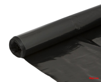Плёнка п/эт чёрная 1,5 м*80 мкм (5 * 10 п.м.) рукав