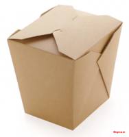 Контейнер бумажный Сhina Pack 560 мл квадратный Верх 95х95 Низ 76х76 h-100 крафт 40 шт в упак/400 Контейнер бумажный Сhina Pack 560 мл квадратный Верх 95х95 Низ 76х76 h-100 крафт 40 шт в упак/400