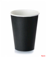 Стакан 250 мл для горячих напитков, черный 50 шт./20