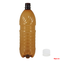 Бутылка Коричневая П\ЭТ ёмк. 1 л с пробкой/100