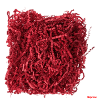 Наполнитель бумажный 50 г, 3 мм, красный
