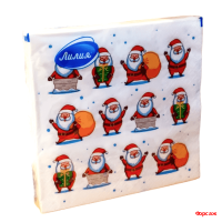 Салфетки Лилия 33х33, 20 шт., 2 сл. 