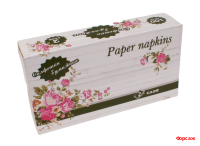 Салфетки бумажные в коробочке 100 листов 2-х сл.