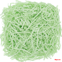 Наполнитель бумажный 50 г, 3 мм, светло-зеленый