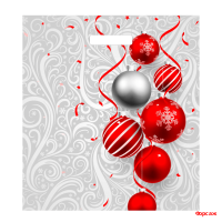 Пакет с вырубной ручкой 45х38, 60 мкм Алый серпантин 50/500 ТИКО Пакет с вырубной ручкой 45х38, 60 мкм Алый серпантин 50/500 ТИКО